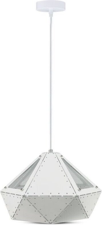 V-TAC VT-7310 Pastell Prisma weiß Hängendes Licht 1MT E27 Elegant Stylish metall IP20 - SKU 3948