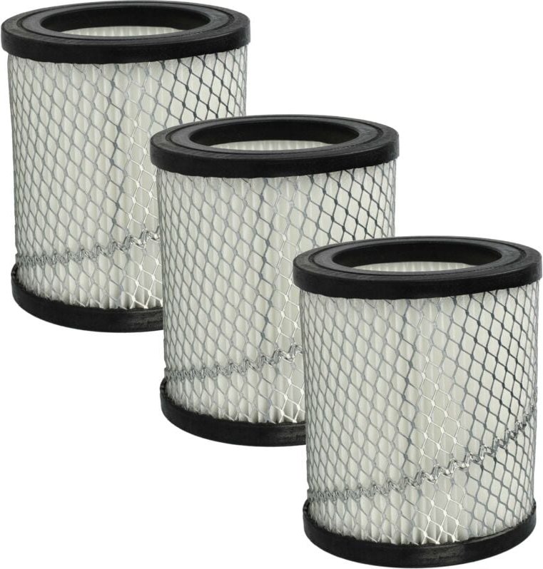 vhbw 3x Staubsaugerfilter Ersatz für Ruecab 003451 für Aschesauger - HEPA Filter Allergiefilter