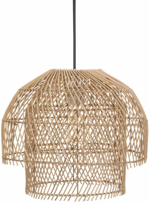 Atmosphera - Hängeleuchte kery, Rattan, ø 38 cm