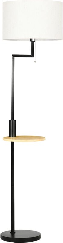 Stehleuchte, Stehlampe mit Ablage, 40 w Standlampe mit USB-Anschluss, Standleuchte für Wohnzimmer, Schlafzimmer, Stahl, ...