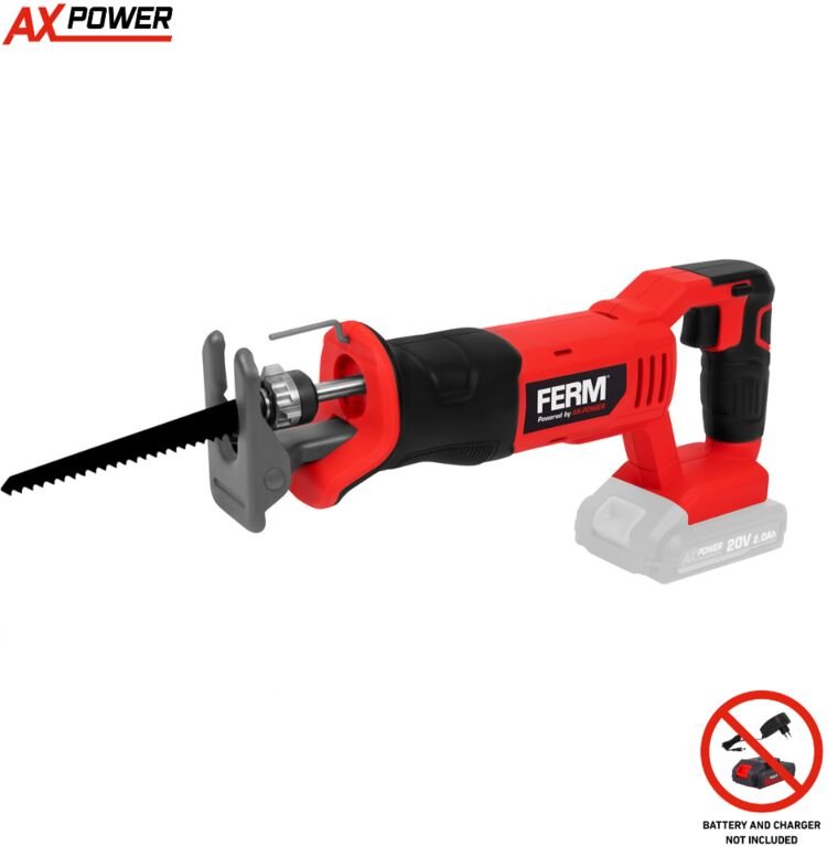 FERM – AX-Power – Akku-Säbelsäge – 20V – Ohne Akku und Ladegerät