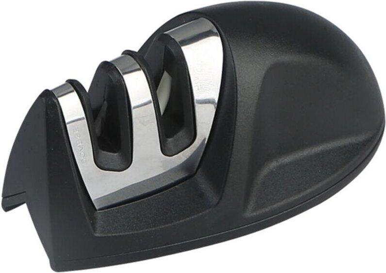 Vtizikl Aiguiseur de Cuisine Professionnel 2 en 1 Manuel Aiguiseur pour Couteaux en Acier Inoxydable et céramique de Tou...