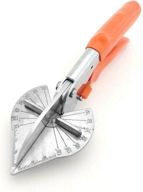 Ersandy - Zange, Gelenkschere, Gartenschere, Mehrwinkel-PVC-Polymer-Schere für pe, pvc, ppr, Schneiden, Rohre, Äste, Drä...