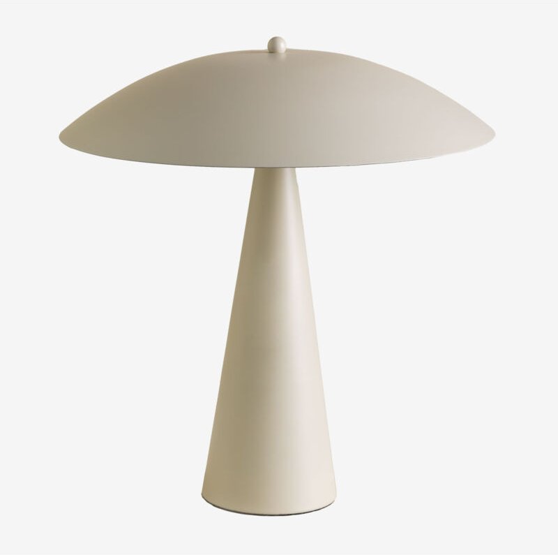 Tischlampe Irune aus Metall Beige Tapioca - Sklum