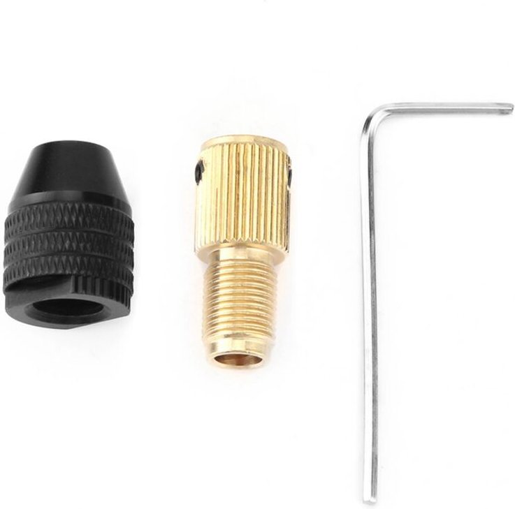 Eosnow Miniatur selbst straffende Chuck Mini Electric Bohrer Zubehör 0,3-3,4 mm (5 mm)