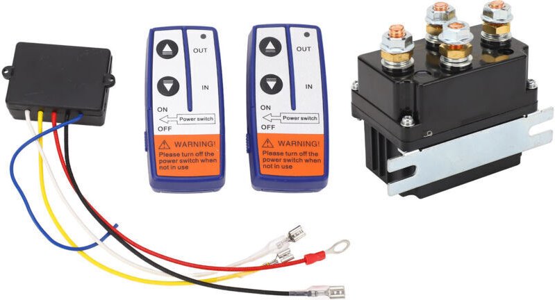 Vtizikl Interrupteur de contacteur télécommandé 12V 500A Tremper à distance pour les tondeuses en motoneige ATV