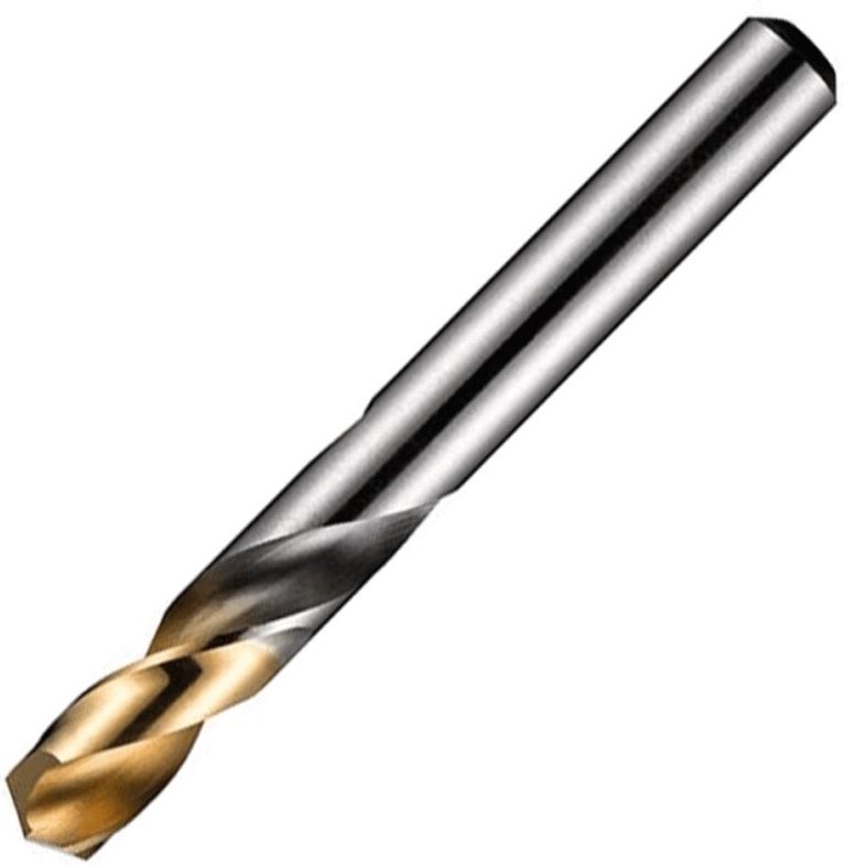 Thumbnail - Dormer - Kurzbohrer mit zylindrischem Schaft hss din 1897N 135° TiN-Tip 11,9 mm