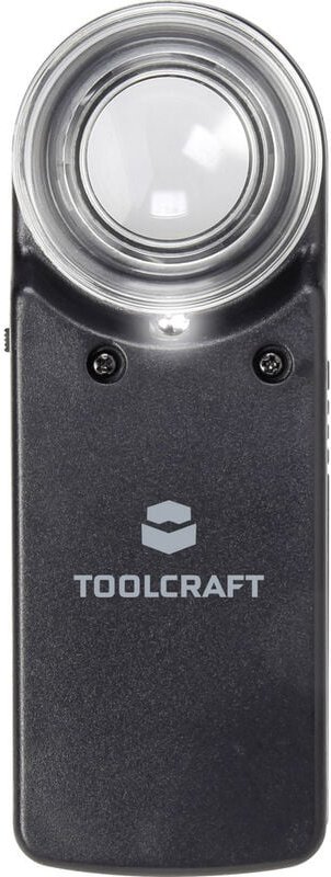 1303080 Handlupe mit LED-Beleuchtung Vergrößerungsfaktor: 15 x Linsengröße: (ø) 20 mm - Toolcraft