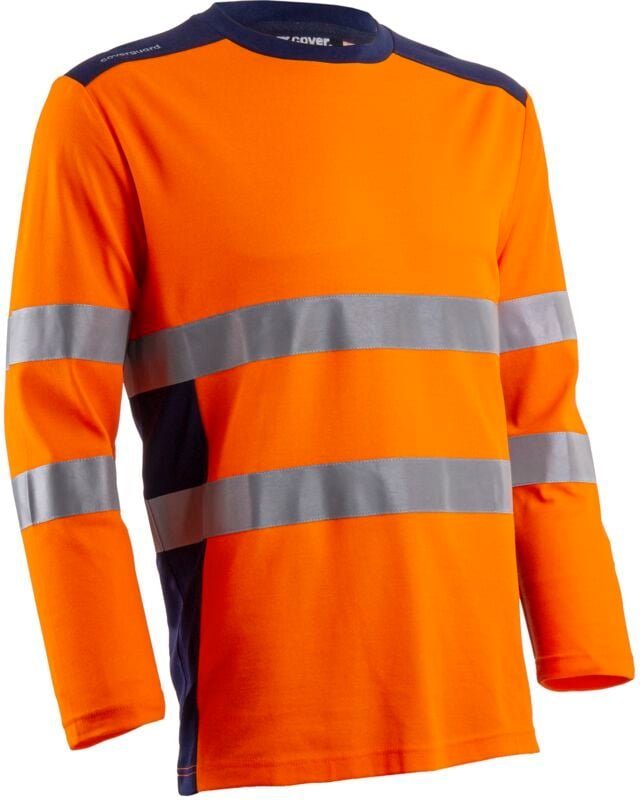 Arbeits-T-Shirt mit langen Ärmeln Hochsichtbarkeit RIKKA – Neonorange S – 40/42