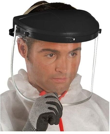 Gesichtsschutz mit Klappvisier