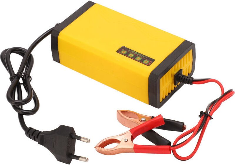 Intelligentes 12V-Batterieladegerät mit LCD-Bildschirm, multifunktionales Kfz-Wartungswerkzeug