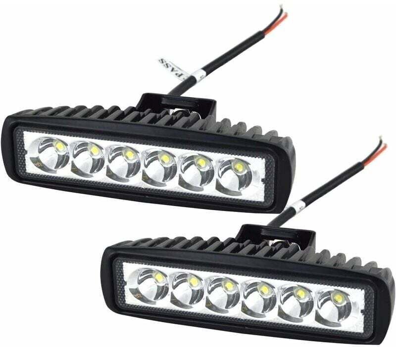 LED-Arbeitsscheinwerfer 12V 18W 15cm LED-Scheinwerfer Wasserdicht IP67 LED-Nebelscheinwerfer Arbeitsscheinwerfer für 4x4...