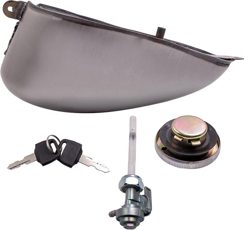 Stahl Custom Gas Kraftstofftank 1,5 Gallonen für Harley-Davidson SportsterStahl Custom Gas Kraftstofftank 1,5 Gallonen f...