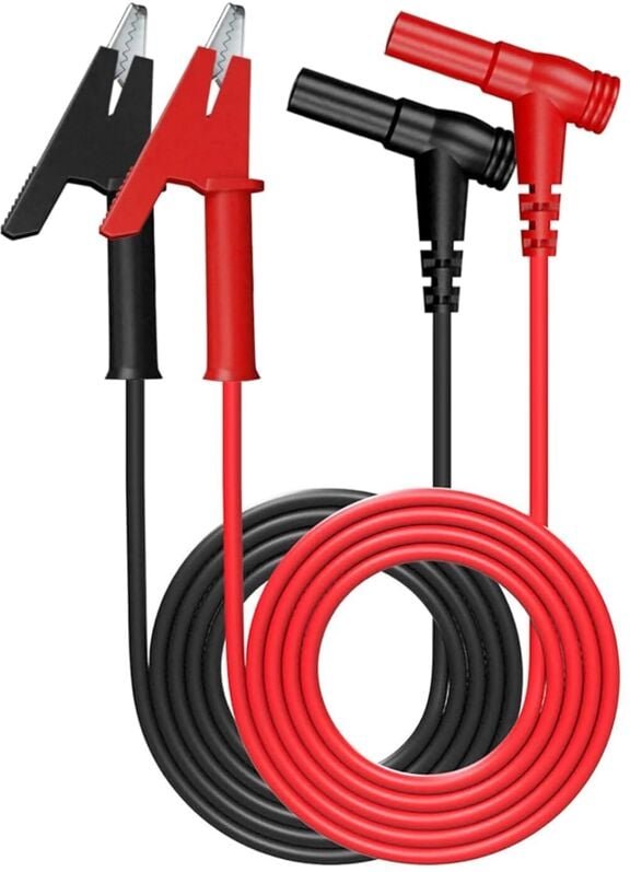 Bananenstecker auf Krokodilklemme, Messleitungen, Sonde, Krokodil, Multimeter, flexibles Testkabel für elektrische Labor...