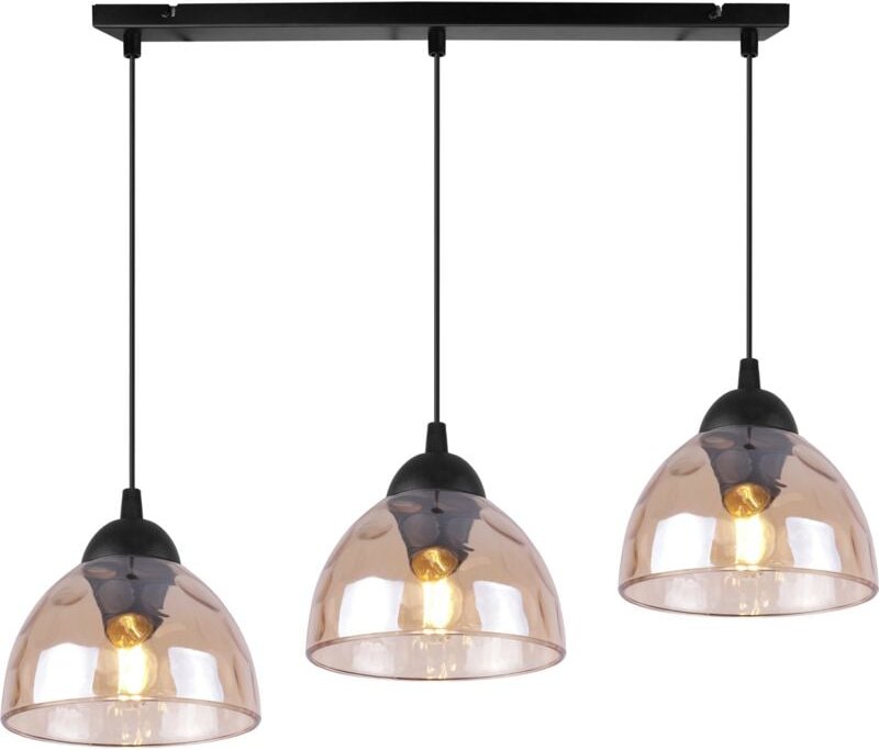 Venice Hängelampe 3 Flache Honigschirme E27