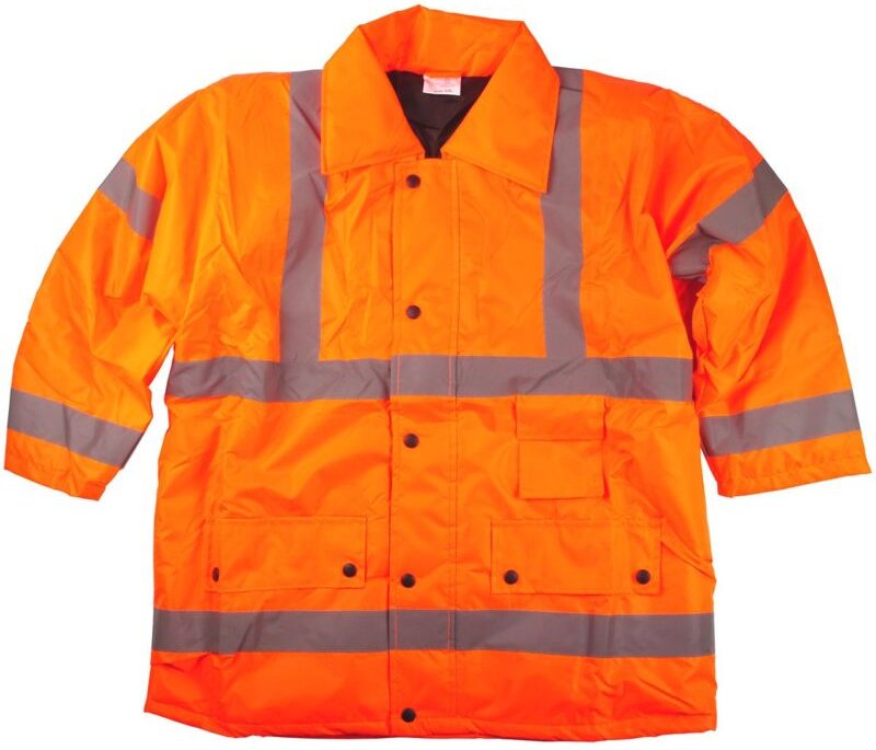 Sicherheitsjacke Warnschutzjacke L XL XXL Warnschutz Arbeitsjacke Signaljacke - XXL-orange