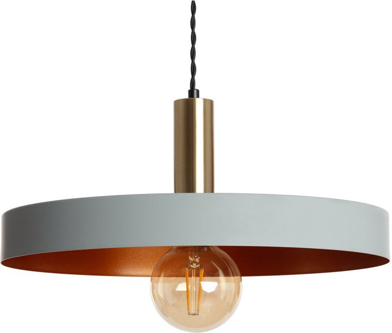 Pendelleuchte Metall Furiko Grau