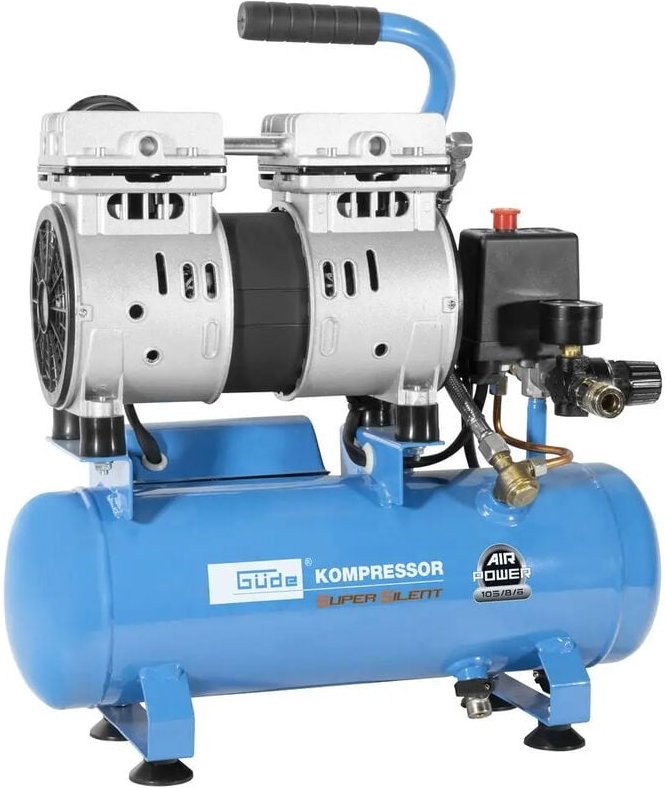 Güde - Kompressor Airpower 105/8/6 silent ölfrei und wartungsarm