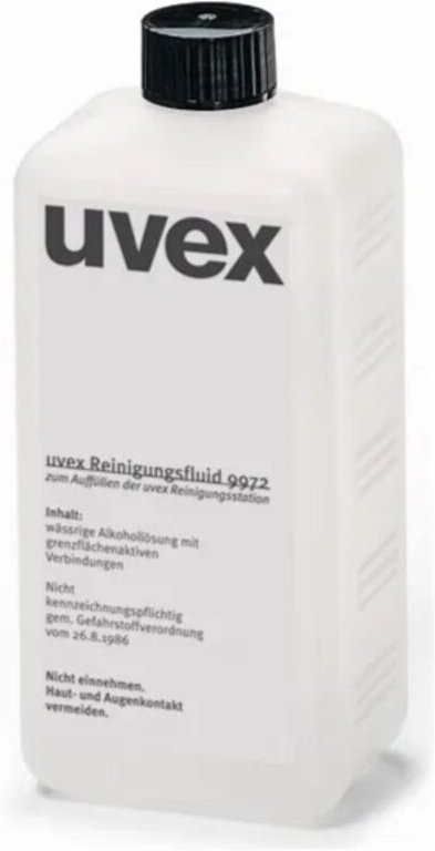 Uvex - Reinigungsfluid 500 ml für 9970.002 Reinigungsstation 9972.100