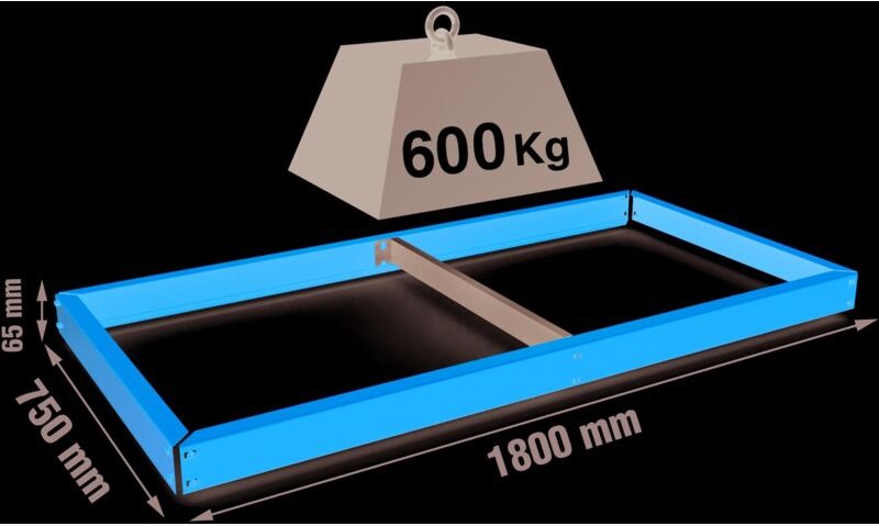 Simonrack Simonforte Regalsystem orange, robust 600 kg