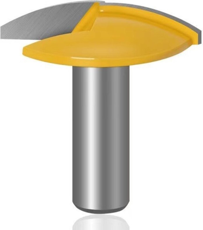 Ahlsen Gebogener und horizontaler Fräser mit 8 mm Schaft, Hartmetall-Formfräser – professionelle Holzschneidewerkzeuge