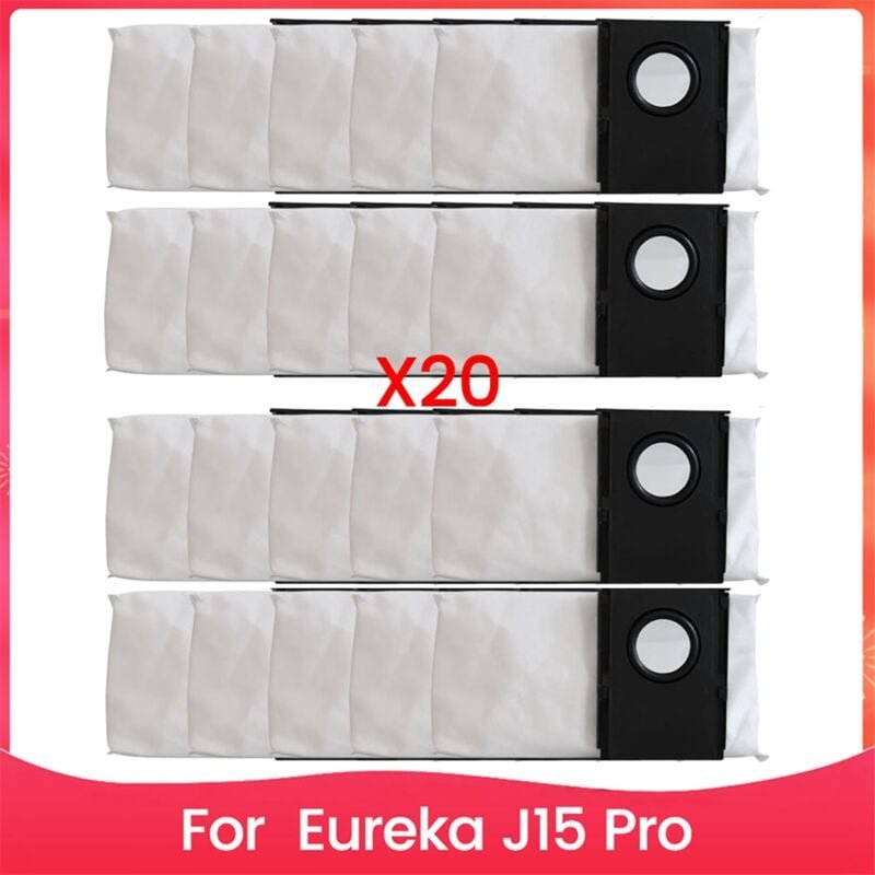 20 Stück Staubbeutel Ersatz für J15 Pro Staubsauger,