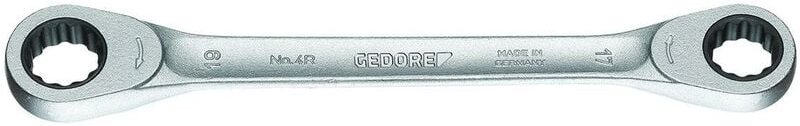 Gedore - Doppel-Ringratschenschlüssel 14x15mm, 4 r 14X15, 2306794