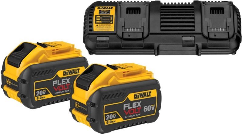 Dewalt - FlexVolt Starter-Set 2x Akku 54V /162 Wh + Lader dcb 132