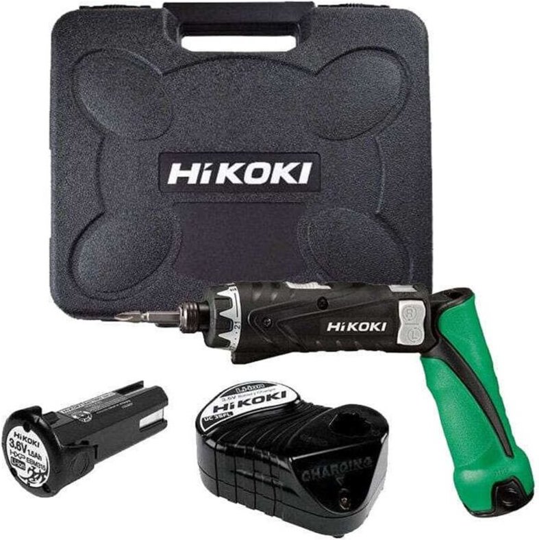 3,6V (2x1,5 Ah) Akku-Schraubendreher im Koffer Hikoki DB3DL2WCZ