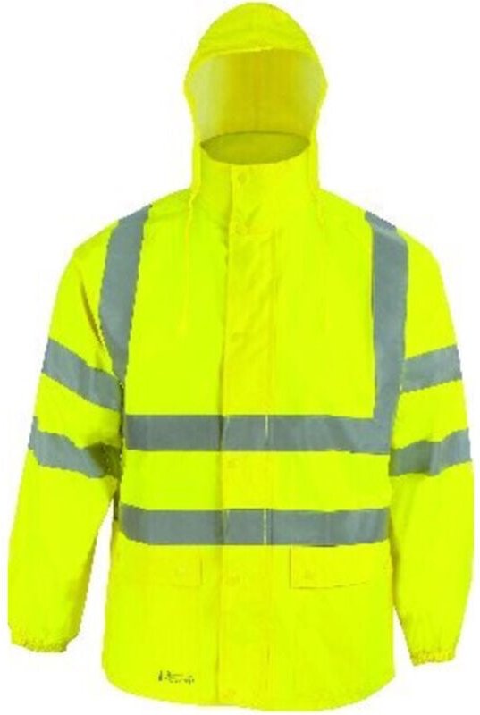 Thumbnail - Warnschutz-Regenjacke Gr.XL orange prevent