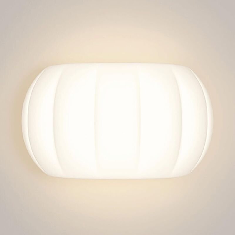 Weiße Kürbis-Wandleuchte, Acryl-Wandleuchte, moderne LED-Wandleuchte, dekorative Beleuchtung Wandleuchten für Kinderzimm...