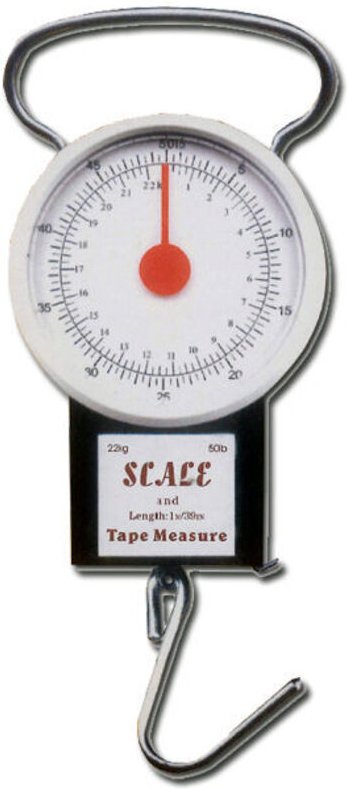 Lams Mechanische Waage mit Maßband 22 kg 118066