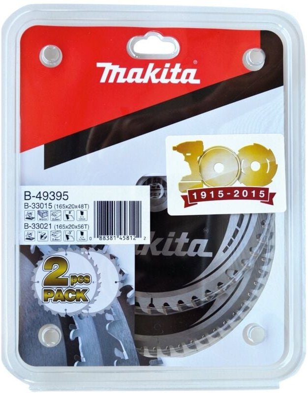 HM-Sägeblatt-Set 165mm 2 Stk - Makita