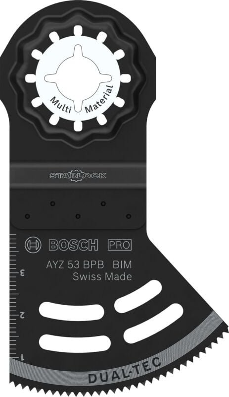 Bosch - pro ayz 53 bpb Dual-Tec Blatt für Multifunktionswerkzeuge, 53 x 40 mm, 5-tlg.