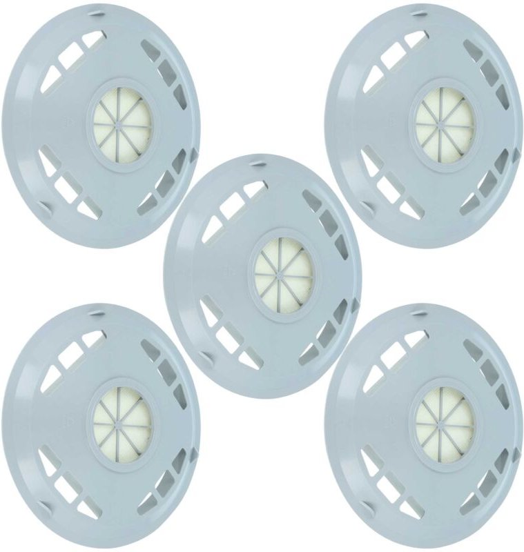 vhbw 5x Staubsaugerfilter kompatibel mit Nilfisk-Alto GD 930 S 2 Cubic, GD 936, GD 930 S2 HEPA Staubsauger - Abluftfilte...