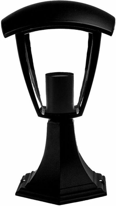 LED-Gartenlaterne, Bodenbefestigung, mit E27-Lampenfassung (max. 60 w), Farbe Schwarz, IP44 - V-tac