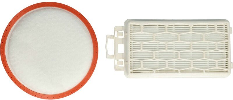 Filter-Set kompatibel mit Dirt Devil Black Label MC1 M3250-8, MC1 M3250-9 Staubsauger - 2x Ersatz-Filter (Motorschutz-Fi...