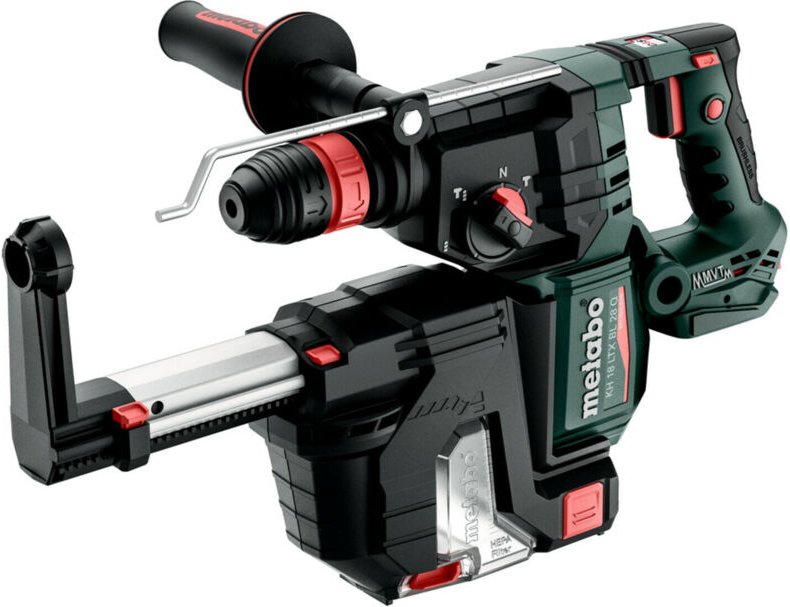 Metabo - Akku-Kombihammer kh 18 ltx 28 bl q Set isa, incl. Staubabsaugung, Zubehör x xl