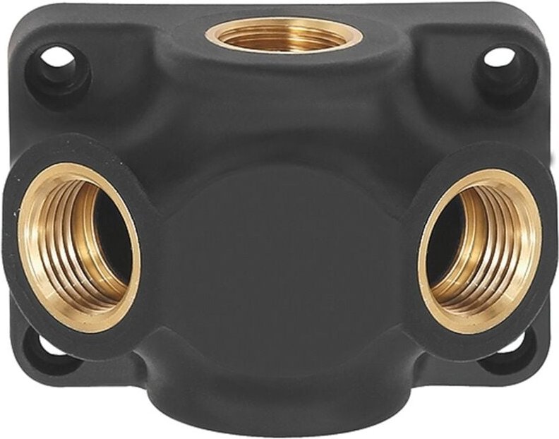 Riegler Durchgangsverteiler, Ein-/Ausgang G 3/4, Anschluss 2 x G 1/2