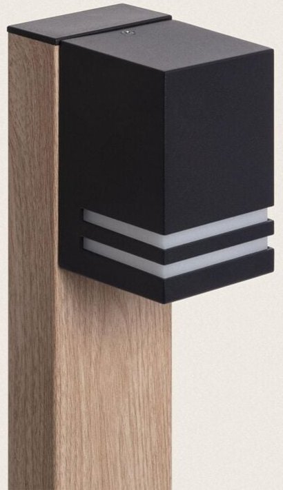 Bodenstehleuchte Außen 80cm Aluminium Minol Hellbraun