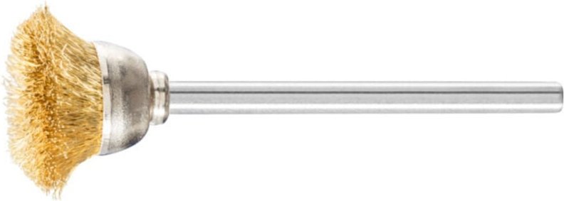 Minitopfbürste tbu 1803/3 mes 0,10 D18xB3xL6mm ms Pferd