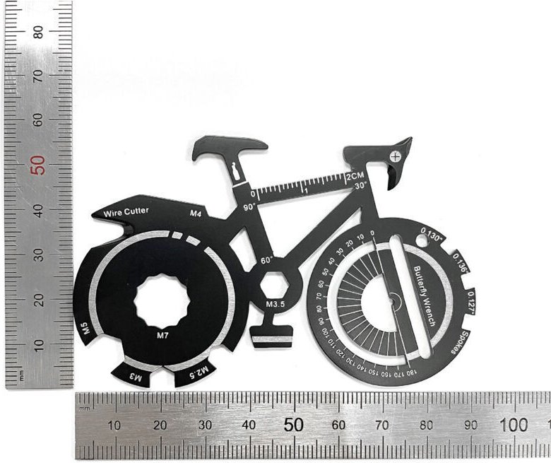 KZQ 1 Stück Multitool-Schlüsselanhänger, Multitool-Karte, leichtes Design für einfachen Transport, für den Außenbereich ...