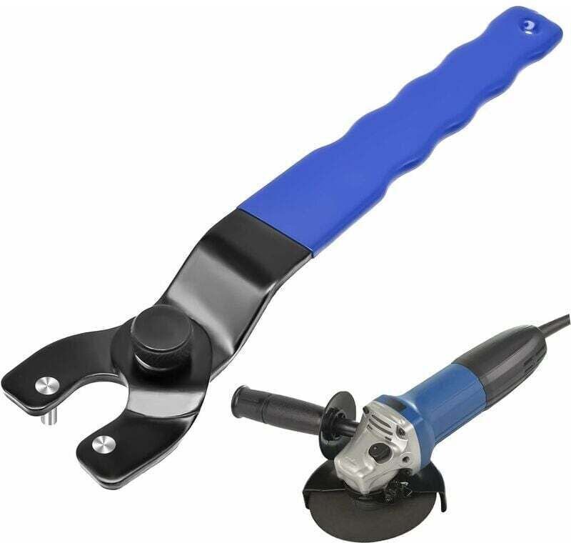 Clé à meuleuse d'angle universelle réglable, clé à meuleuse d'angle universelle avec poignée en plastique, outil de répa...