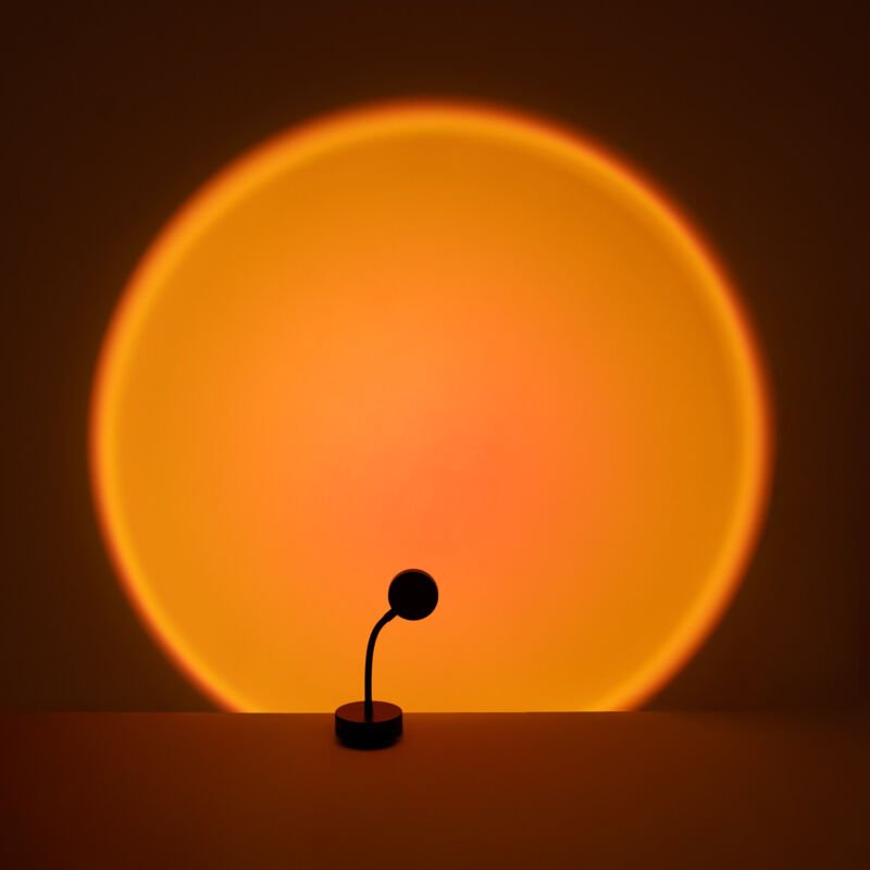 Barcelona Led - Tischlampe 'flac' 5W - Sonnenuntergangseffekt - Sunset Lamp -