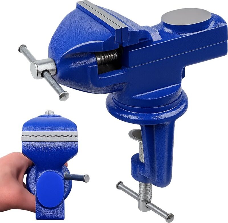 Schraubenschraubstock, Rotierender Amboss