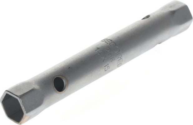 Rohrsteckschlüssel 26 r Schlüsselweite 14 x 15 mm Länge 140 mm Bohrungs-Ø 8,5 mm verchromt