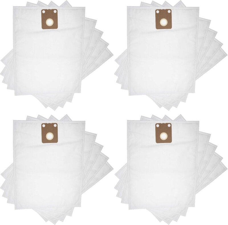 20x Staubbeutel kompatibel mit Nilfisk gd 911 Batterie, Advance, gdp 2000, VP100-EU go Staubsauger - 42,5cm x 27cm Weiß ...