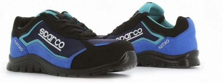 Nitro S24 Halbschuh S3 - Blau und Schwarz - Größe 40 - nitro 07522 nraz - 40 - Sparco