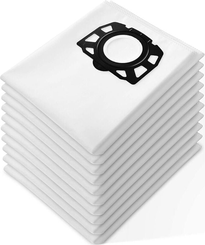 Packung mit 10 Beuteln für Kärcher Staubsauger wd4 wd5 wd6 mv4 mv5 mv6 - Sollbry
