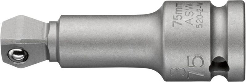 Kraft-Winkelverläng. 1/2' Länge 75mm - ASW